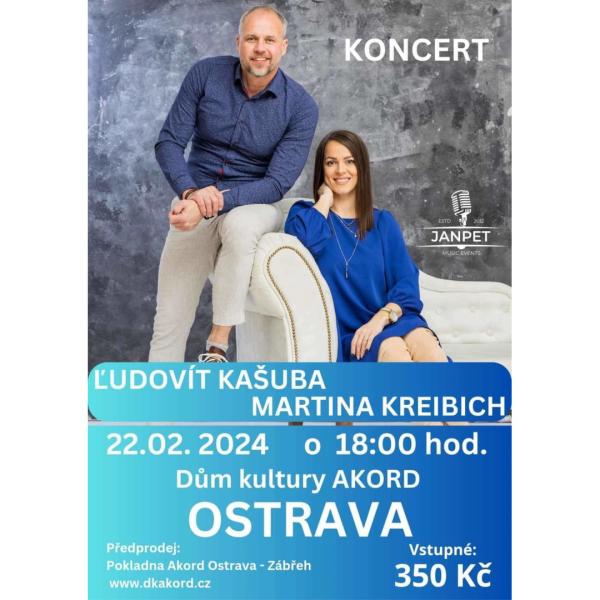 Koncert Ľudovíta Kašubu a Martiny Kreibich