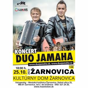Koncert DUO JAMAHA v meste Žarnovica
