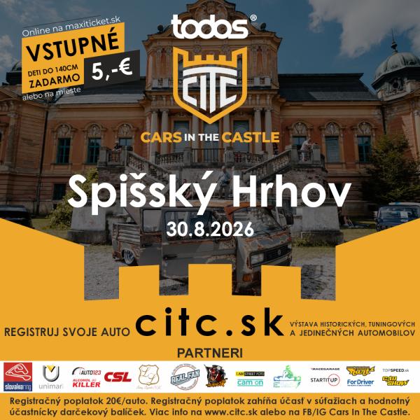 Todos Cars in The Castle – Spišský Hrhov #2