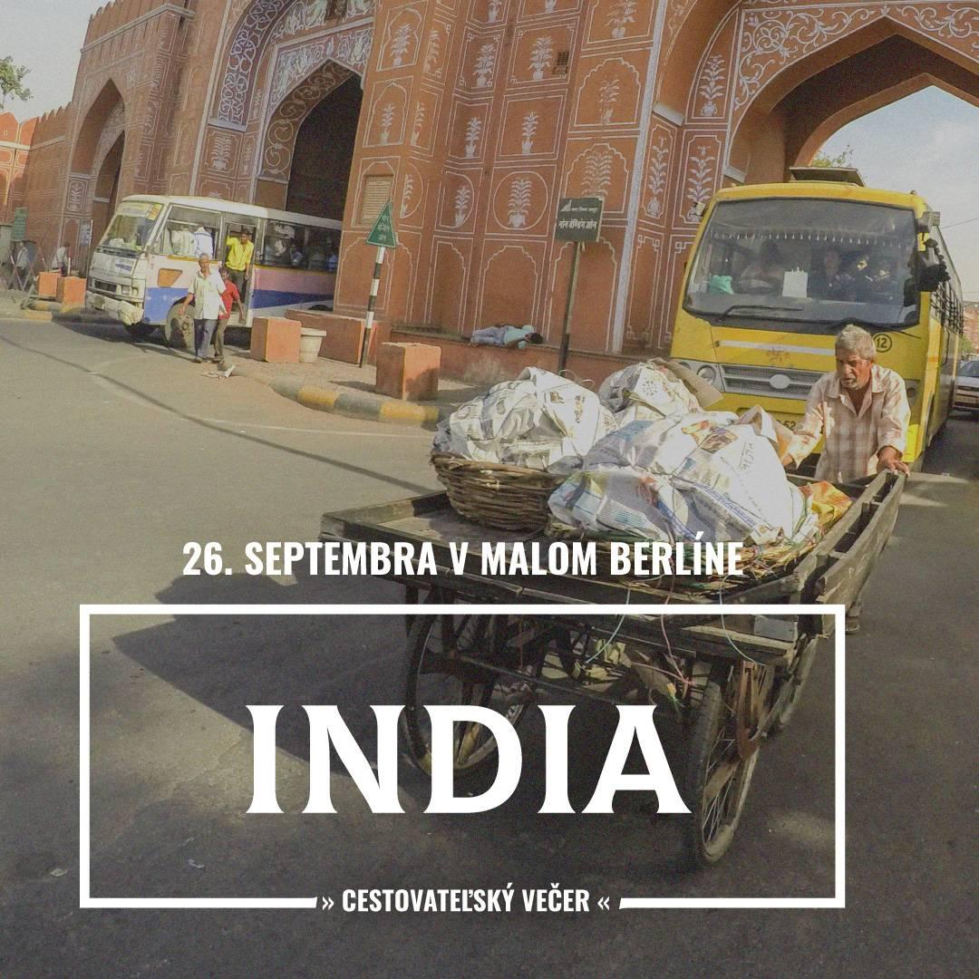 Cestovateľský večer: India