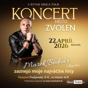 MAREK BEDNÁR V RYTME SRDCA TOUR - Zvolen