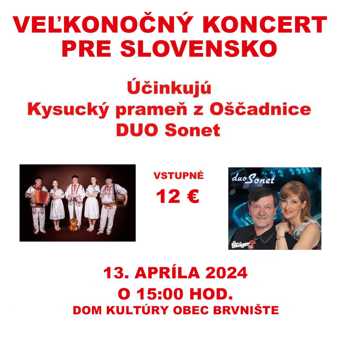 Veľkonočný koncert pre Slovensko