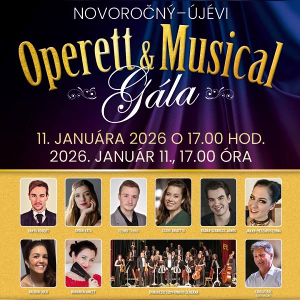 Újévi musical és operett gála 2026